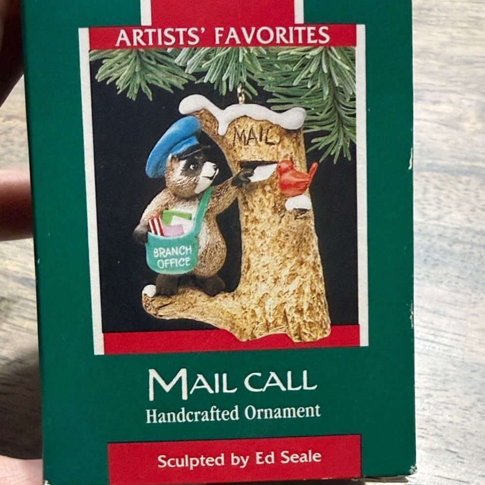 Hallmark “Mail Call” Ornament – Artist’s Favorites – Handcrafted by Ed Seale